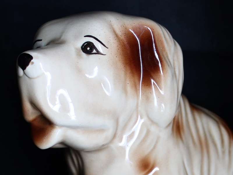 St. Bernard Large Porcelain Figurine CKR 218.