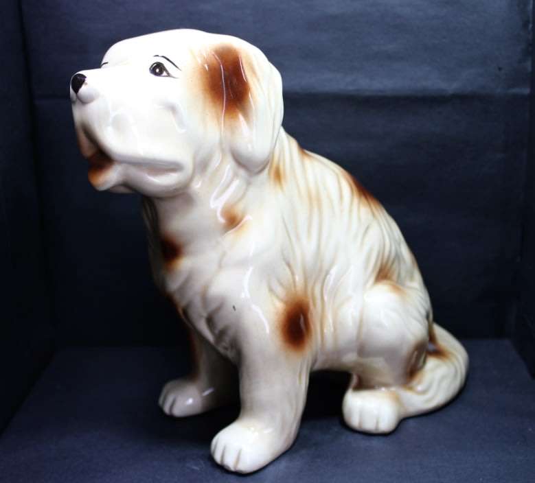 St. Bernard Large Porcelain Figurine CKR 218.