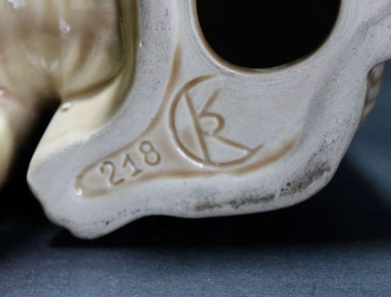 St. Bernard Large Porcelain Figurine CKR 218.