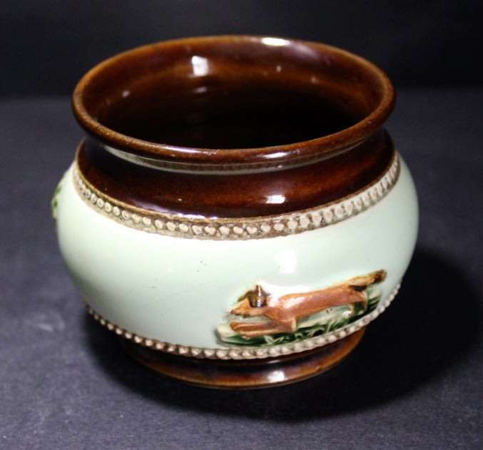 Bourne Denby Hunting Scene Small Pot