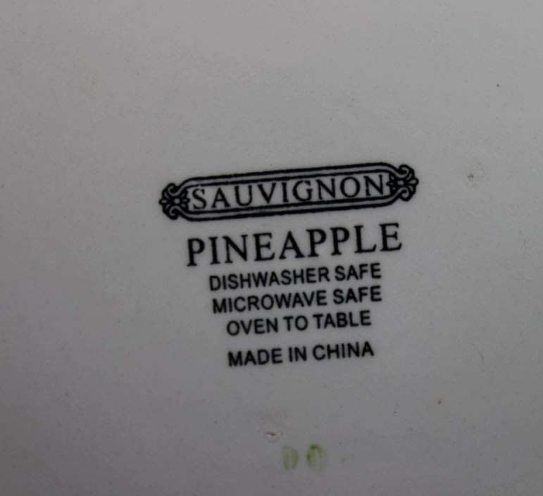 Pineapple Decorative Wall Plate by Sauvignon