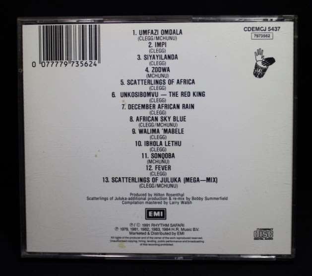 Juluka The Best Of Juluka CD