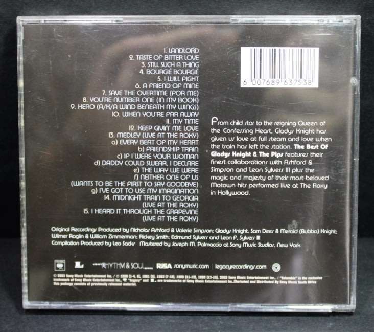 Gladys Knight and The Pips The Best Of CD