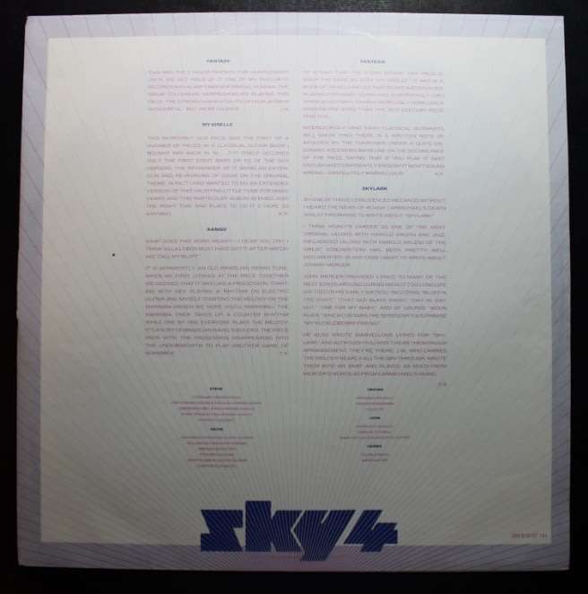 Sky 4 Forthcoming Vinyl LP