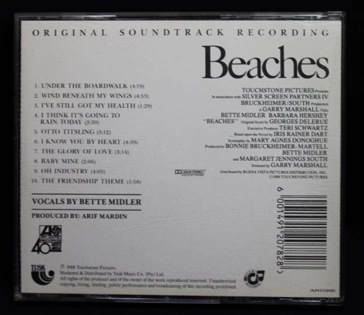 Bette Midler Beaches CD