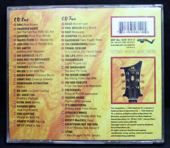 The Number One Acoustic Rock Album Double CD Set