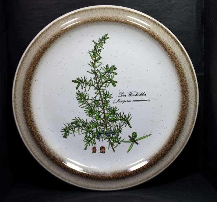 `Der Wacholder` Weihnachten 1988 Decorative Wall Plate 1988 by Ludwig Scheid