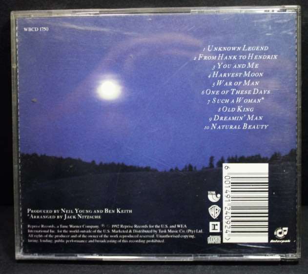 Neil Young Harvest Moon CD