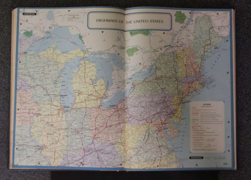 Readers Digest These United States 1968 Large Atlas