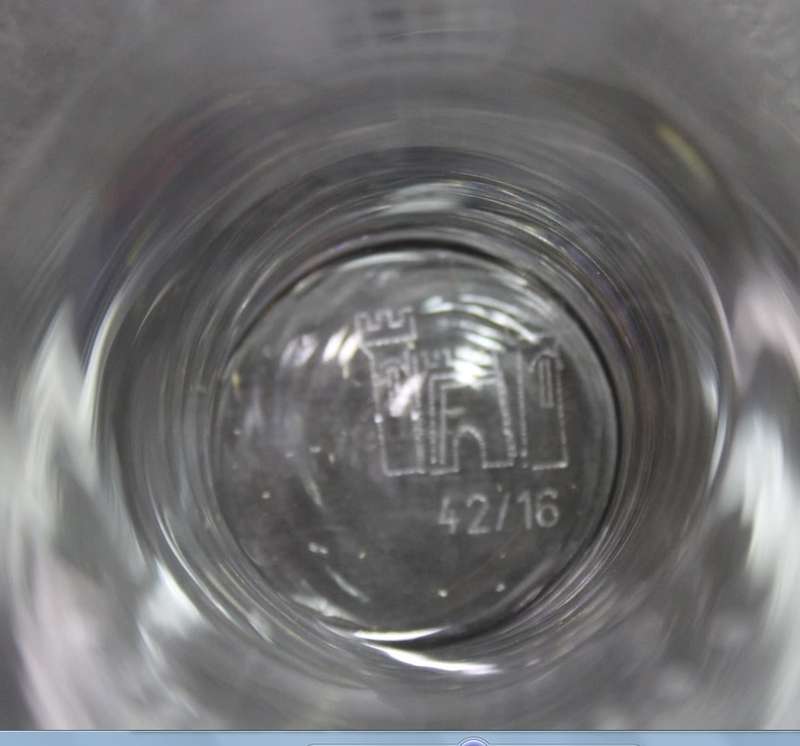 Castle Lager Draught Beer Glass Set of 6 in Original Box