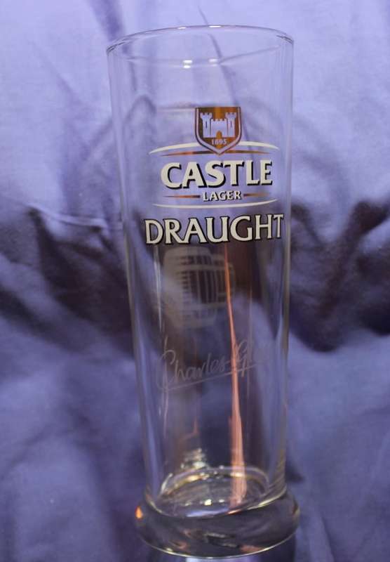 Castle Lager Draught Beer Glass Set of 6 in Original Box