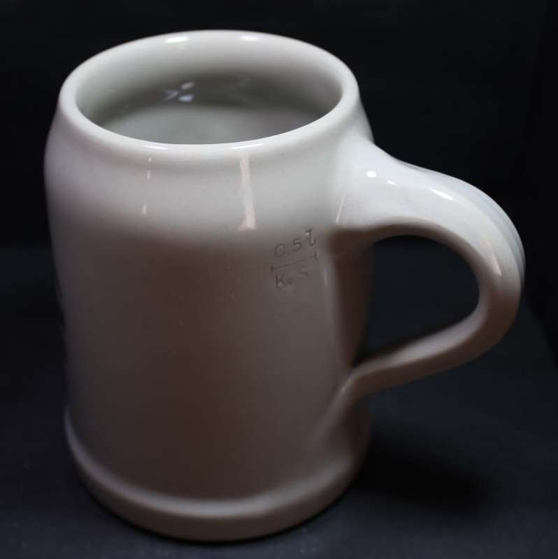 Germany 500ml Beer Mug `Rhein River von Mainz bis Koln` River Rhine