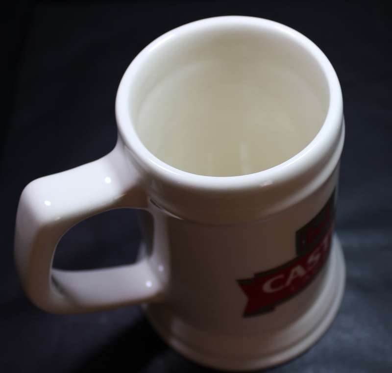 Castle Lager Charles Glass Beer Mug