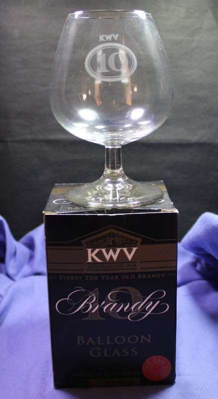 KWV 10 Year Old Brandy Ballon Glass