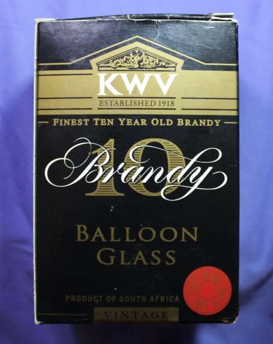 KWV 10 Year Old Brandy Ballon Glass