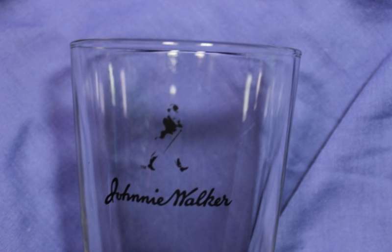 Johnnie Walker Pair Tall Scotch Whisky Glasses