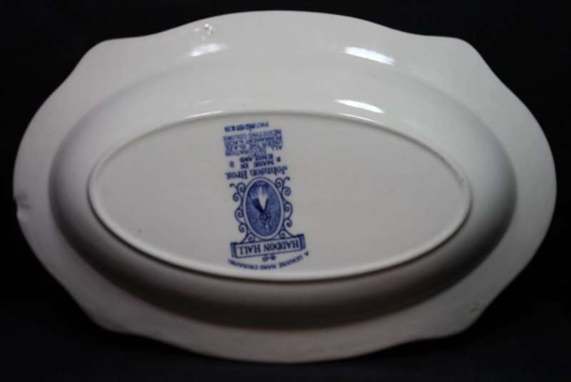 Vintage Johnson Bros Haddon Hall Gravy Boat and Saucer