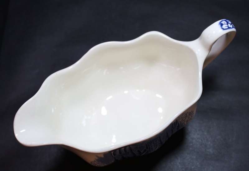 Vintage Johnson Bros Haddon Hall Gravy Boat and Saucer