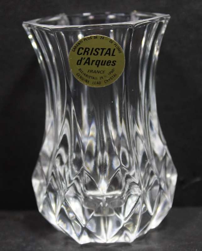 Cristal d'Arques Crystal Vase