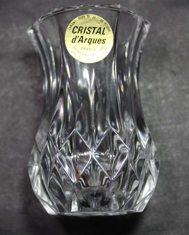 Cristal d'Arques Crystal Vase