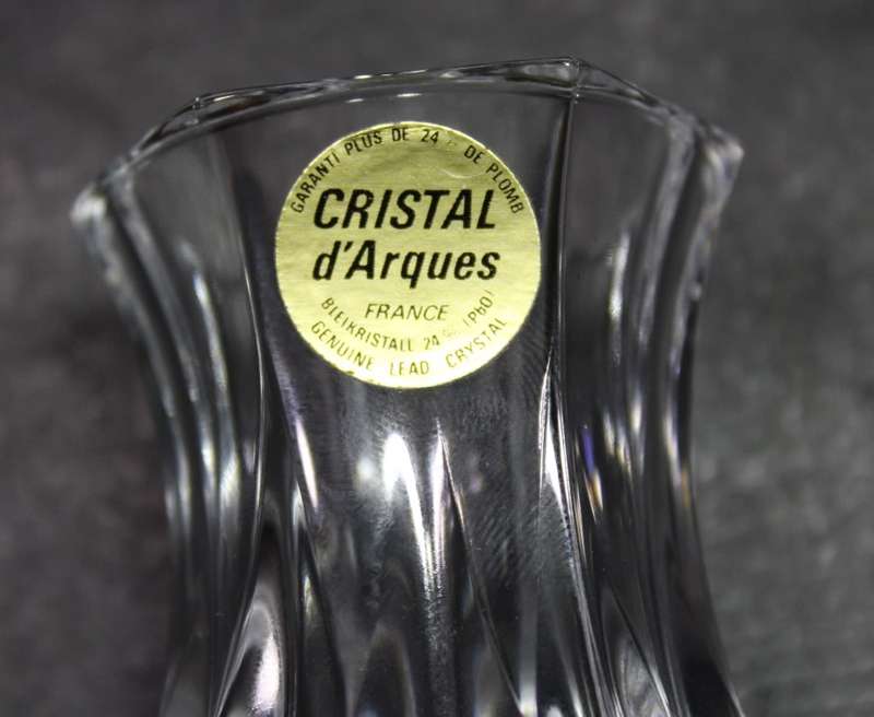 Cristal d'Arques Crystal Vase