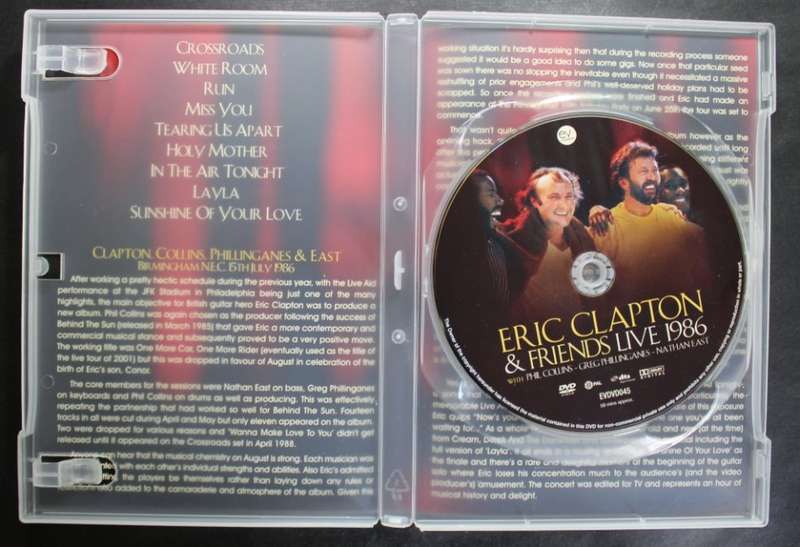 Eric Clapton and Friends Live 1986 DVD