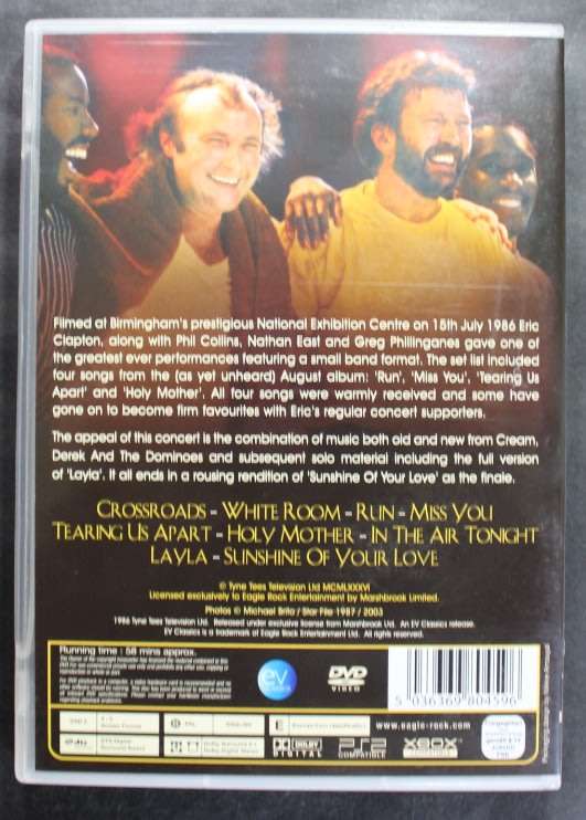 Eric Clapton and Friends Live 1986 DVD