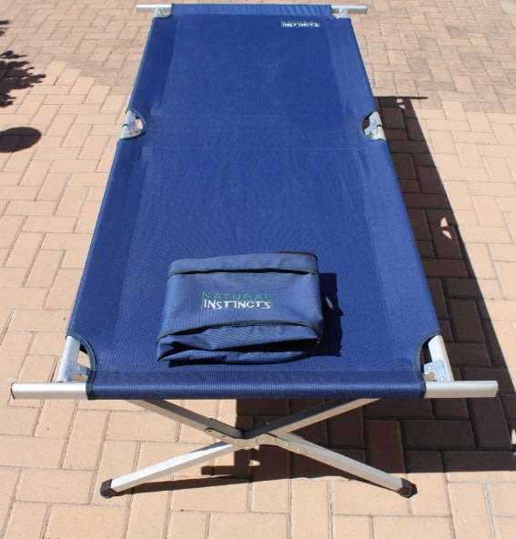 Natural Instincts Aluminium Camping Bed, As New