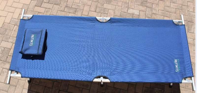 Natural Instincts Aluminium Camping Bed, As New