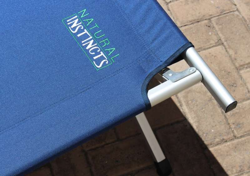 Natural Instincts Aluminium Camping Bed, As New