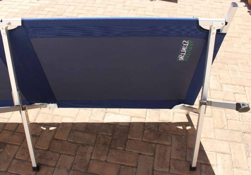 Natural Instincts Aluminium Camping Bed, As New
