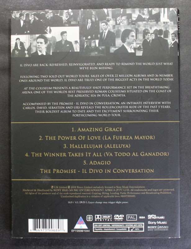 Il Divo at the Coliseum DVD