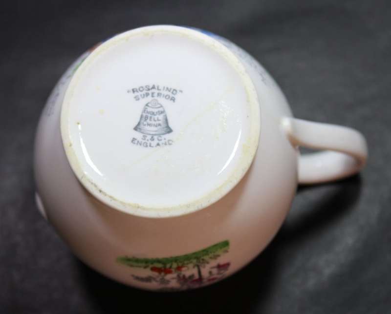 Vintage Shore and Coggins English Bell China Milk Jug