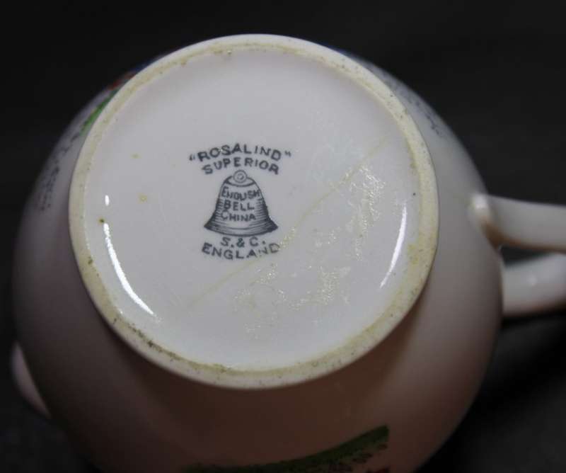 Vintage Shore and Coggins English Bell China Milk Jug