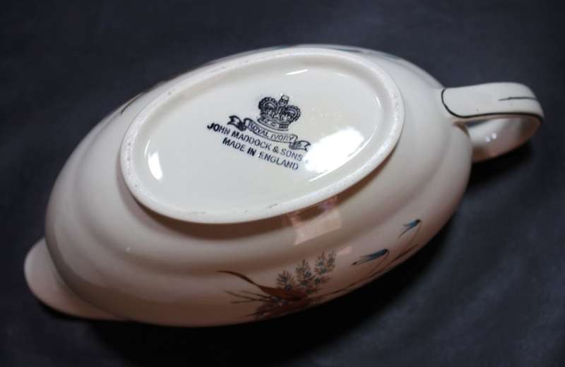 Gravy Boat and Saucer by John Maddock and Sons