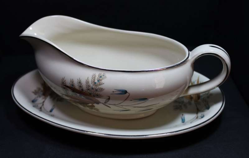Gravy Boat and Saucer by John Maddock and Sons