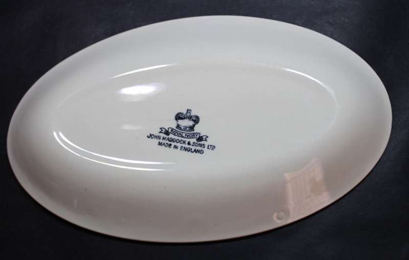 Gravy Boat and Saucer by John Maddock and Sons