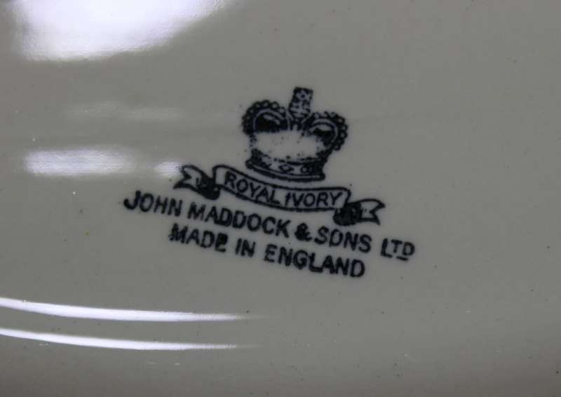 Gravy Boat and Saucer by John Maddock and Sons