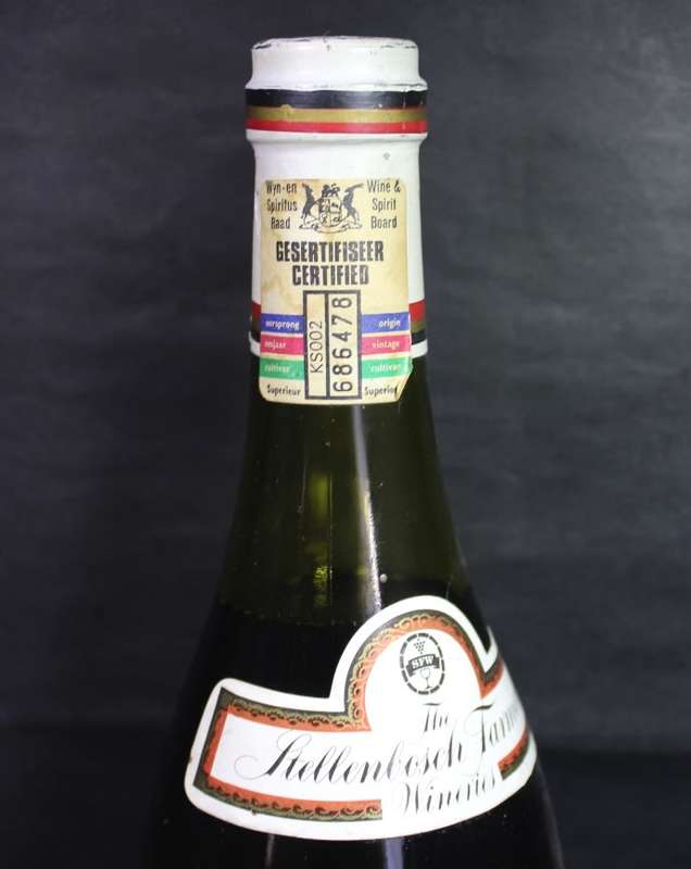 Zonnebloem Cabernet Sauvignon 1978 750ml.
