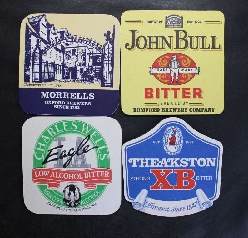 UK Bar Mats Pack of 25 by Pub Paraphernalia.
