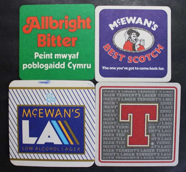 UK Bar Mats Pack of 25 by Pub Paraphernalia.