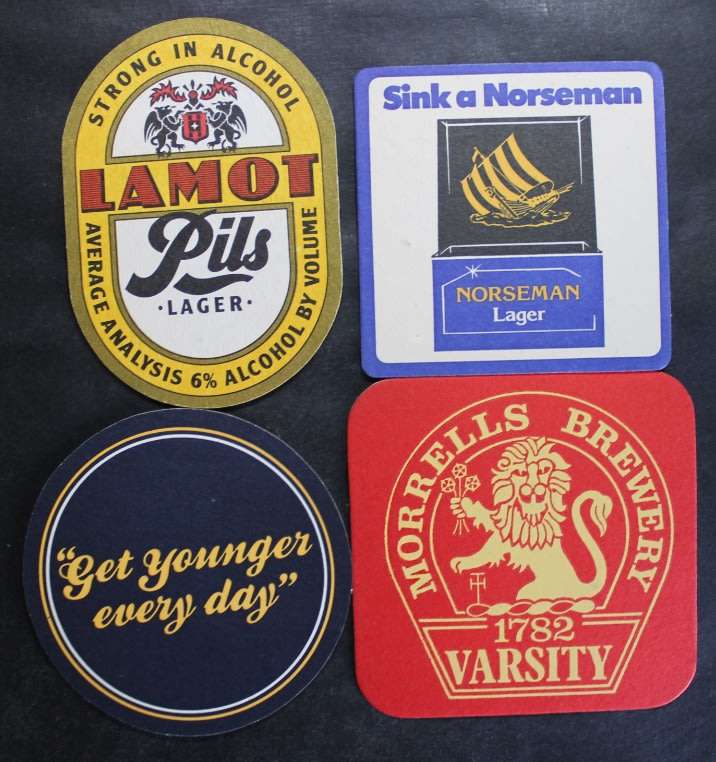 UK Bar Mats Pack of 25 by Pub Paraphernalia.