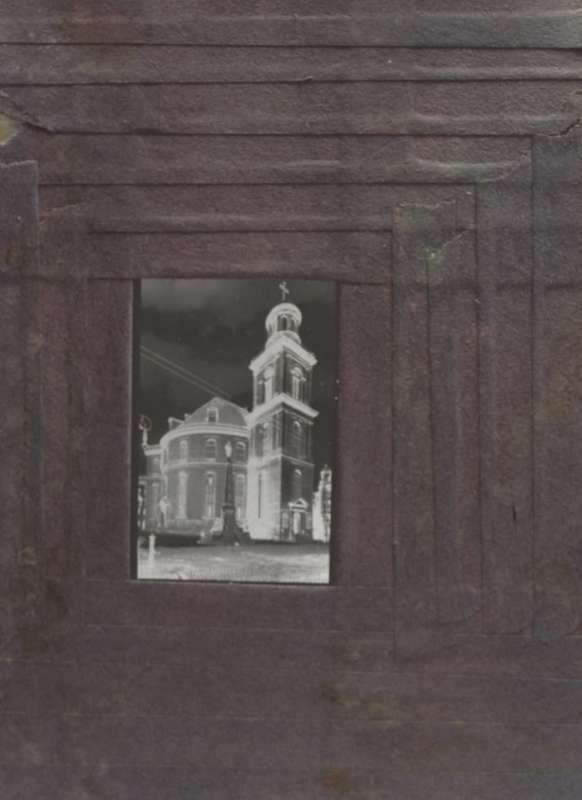 St Pauls Church Frankfurt am Main on Glass Plate Negative