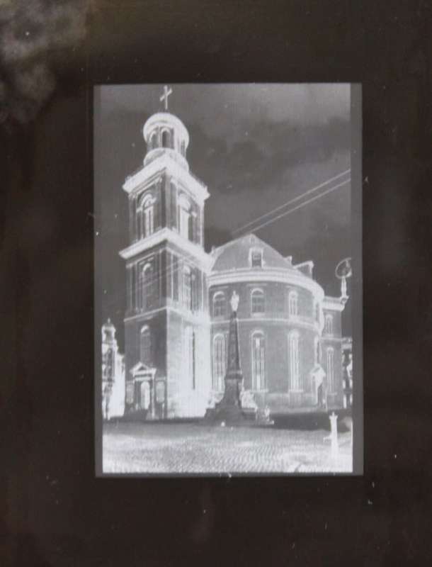 St Pauls Church Frankfurt am Main on Glass Plate Negative