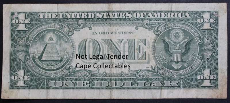 United States Of America 1 Dollar Bank Note 1977 VF Circulated