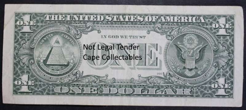 United States Of America 1 Dollar Bank Note 1995.