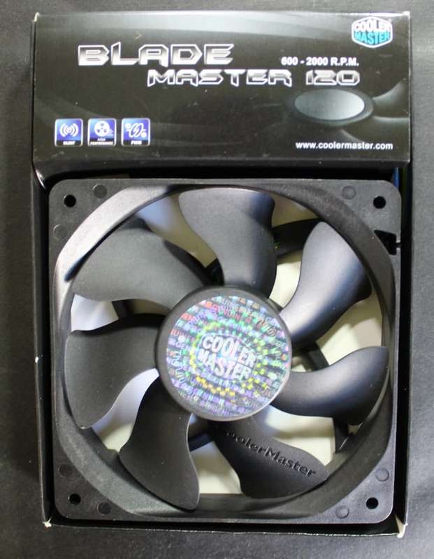 Coolermaster Blade Master 120 Case Fan 120mm 12v