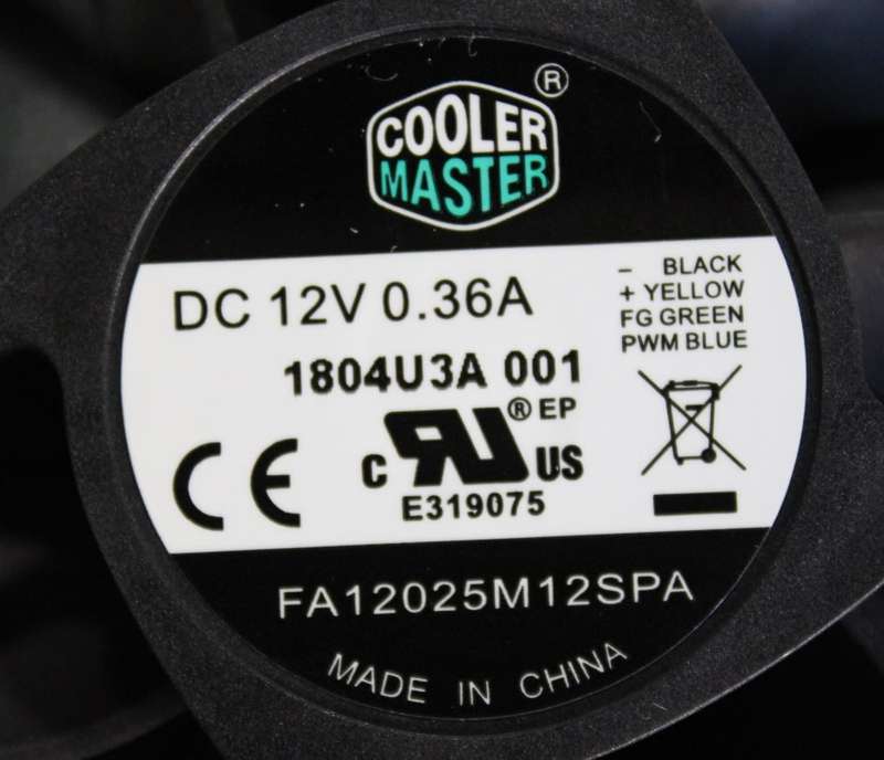 Coolermaster Blade Master 120 Case Fan 120mm 12v