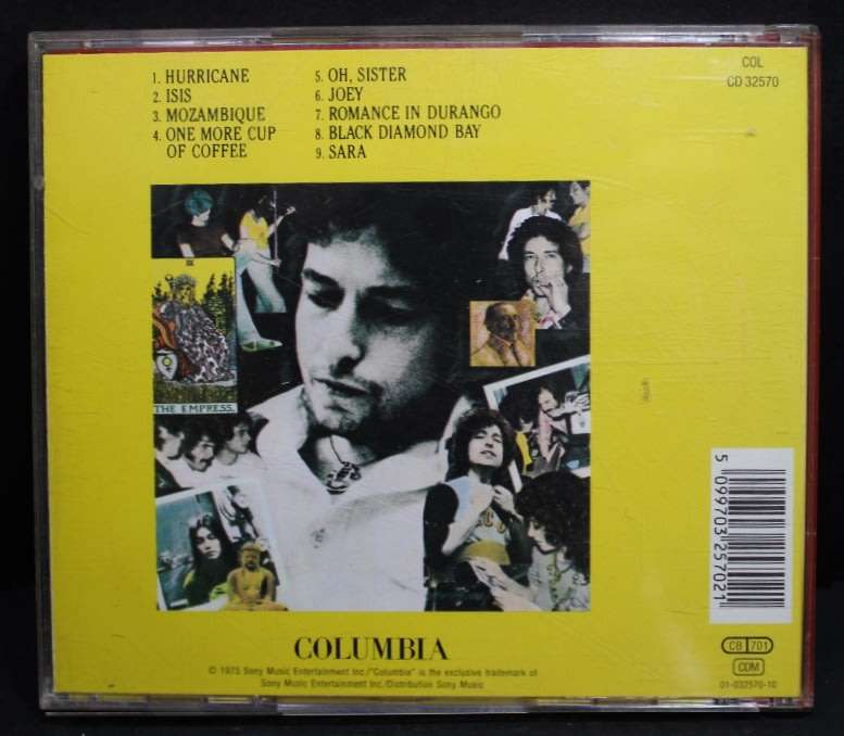 Bob Dylan Desire CD