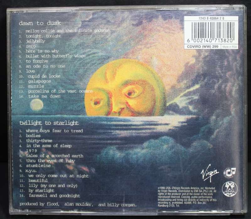 The Smashing Pumpkins Mellon Collie and the Infinite Sadness Double CD